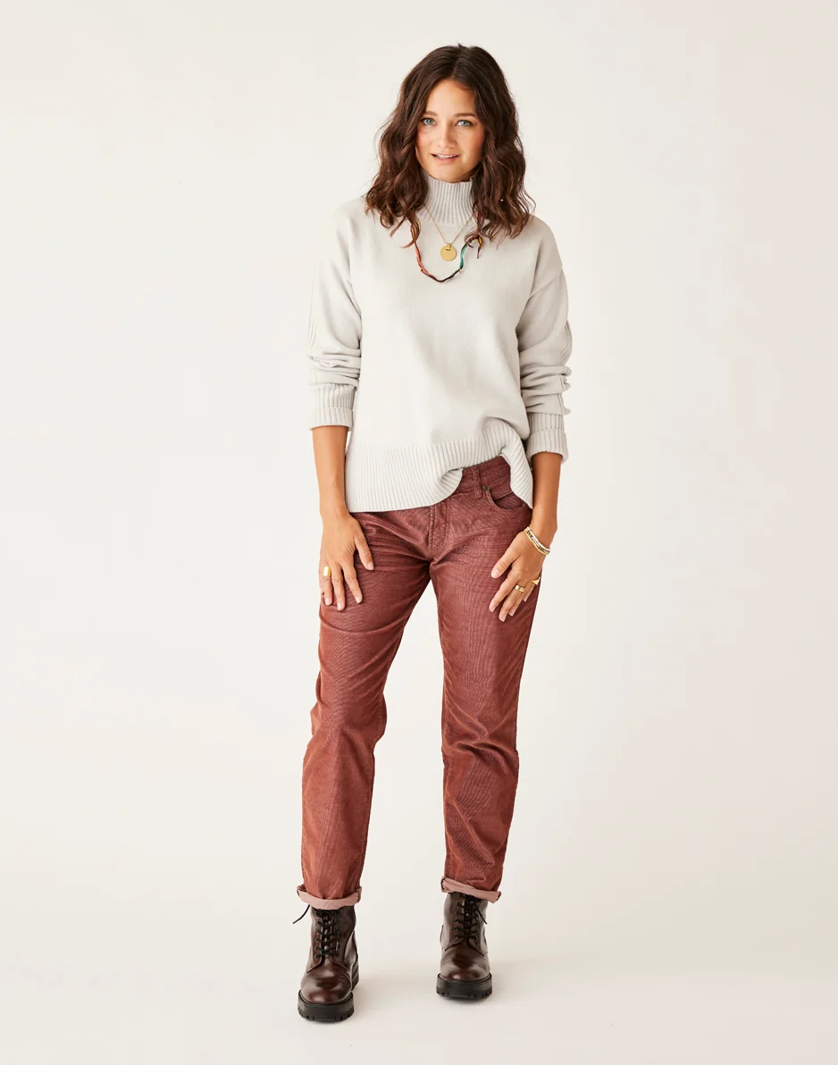 Woodward Sweater: Lt. Grey Heather - Image 6