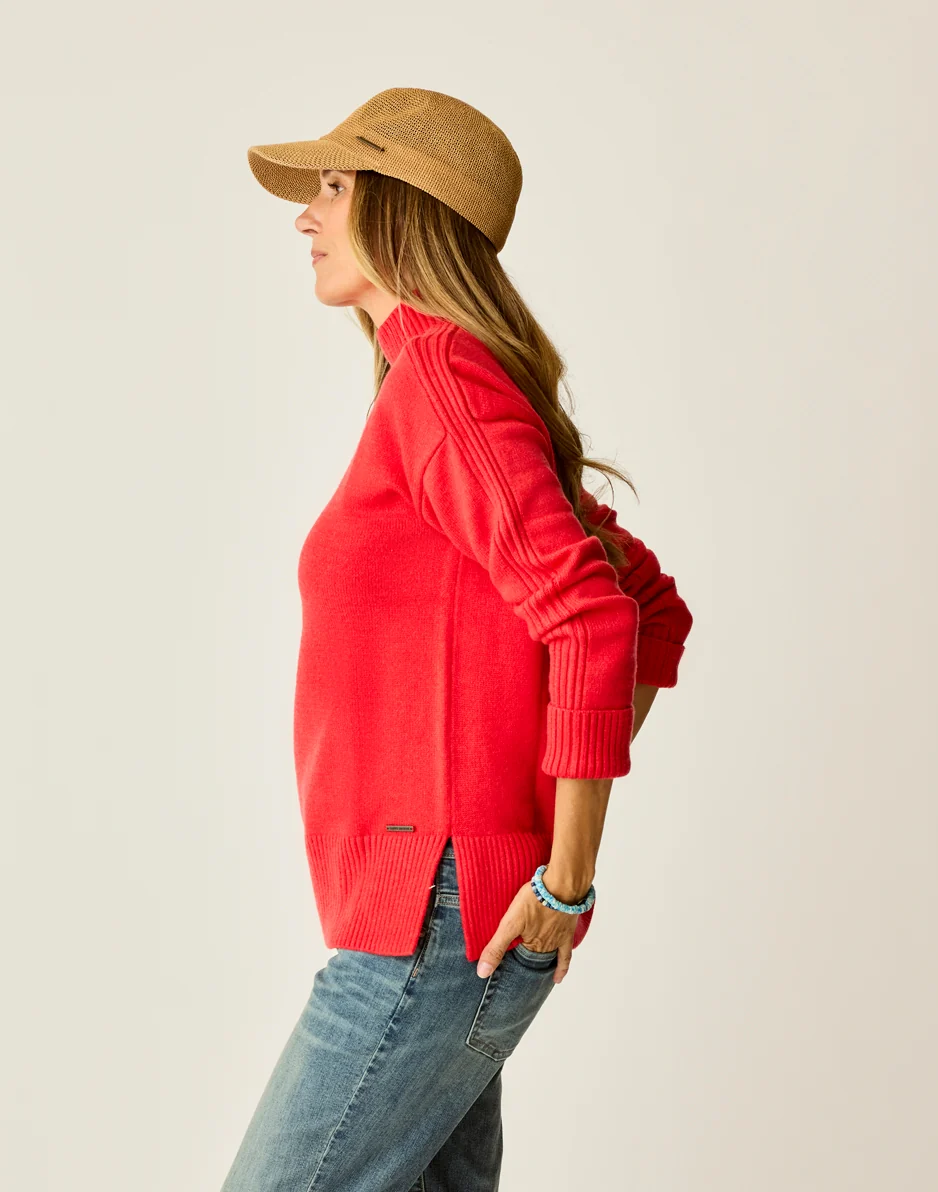 Woodward Sweater: Poinsettia - Image 2