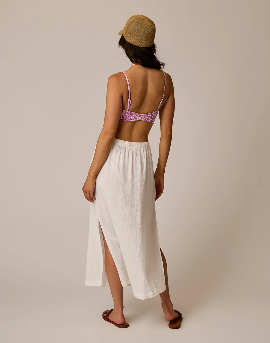 Yara Gauze Skirt: Cloud - Image 6