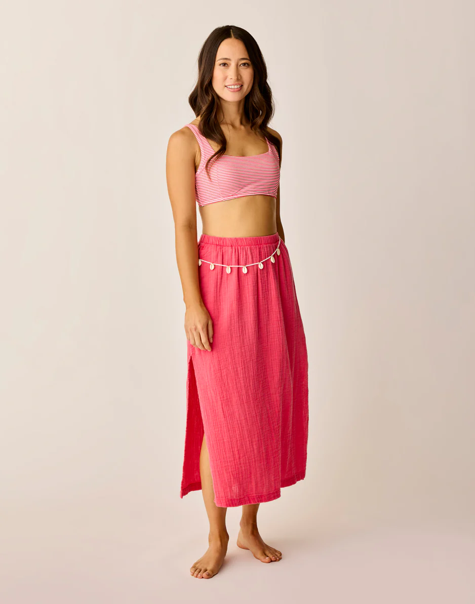 Yara Gauze Skirt: Watermelon - Image 6