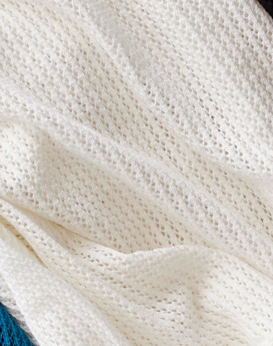 Zella Mesh Pullover: Cloud - Image 5