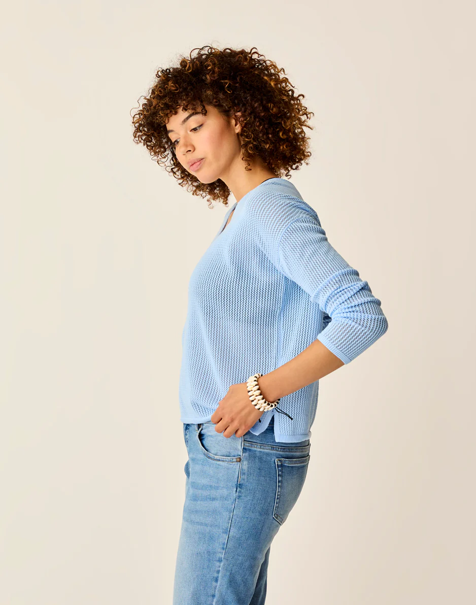 Zella Mesh Pullover: La Paz - FINAL SALE - Image 2