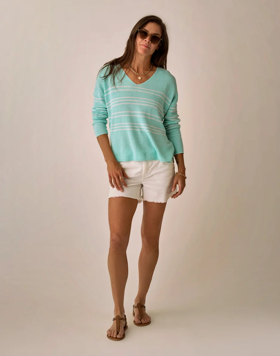 Zella Pullover: Lt. Aqua Heather