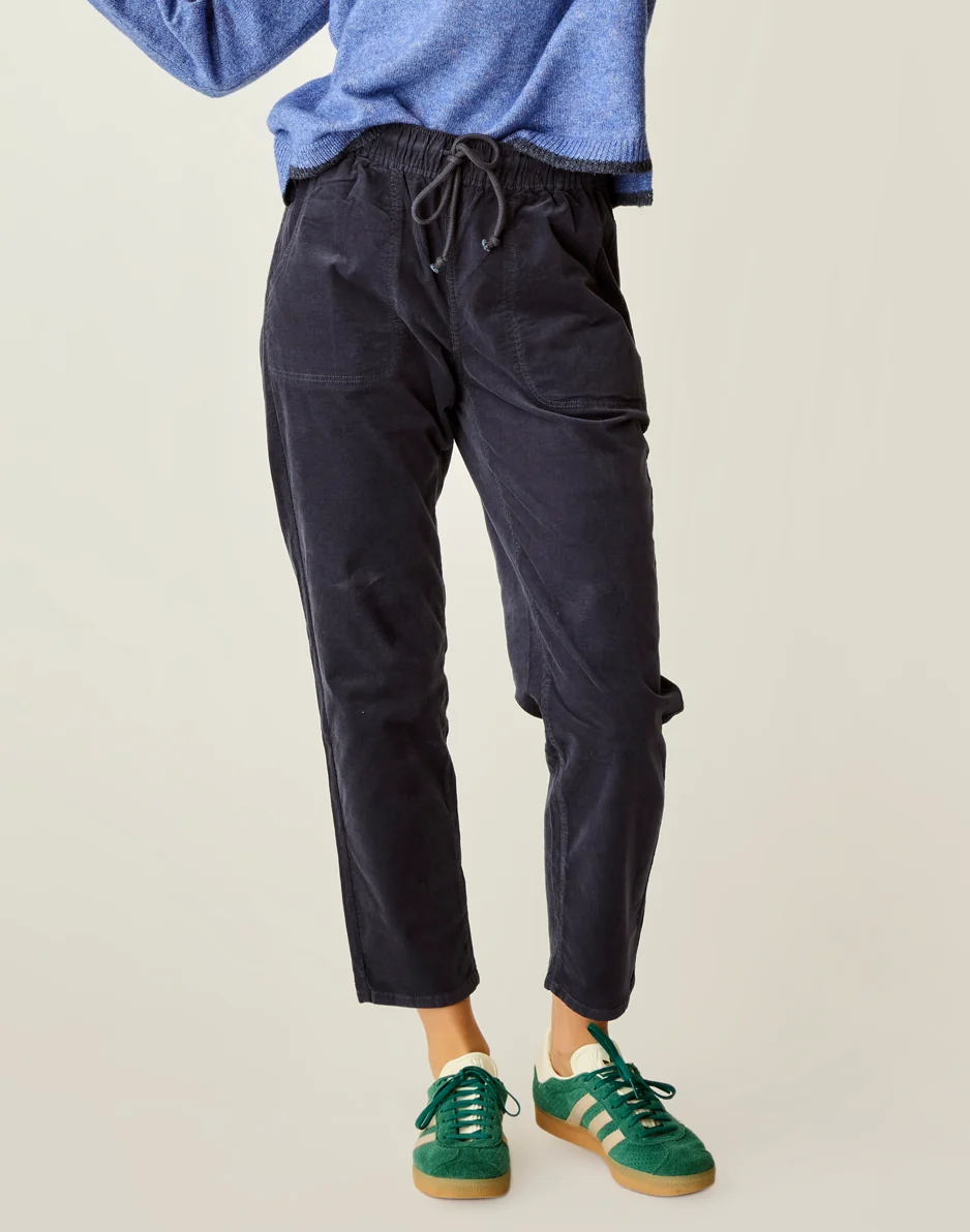 Zoe Buttercord Pant: Navy - Image 2