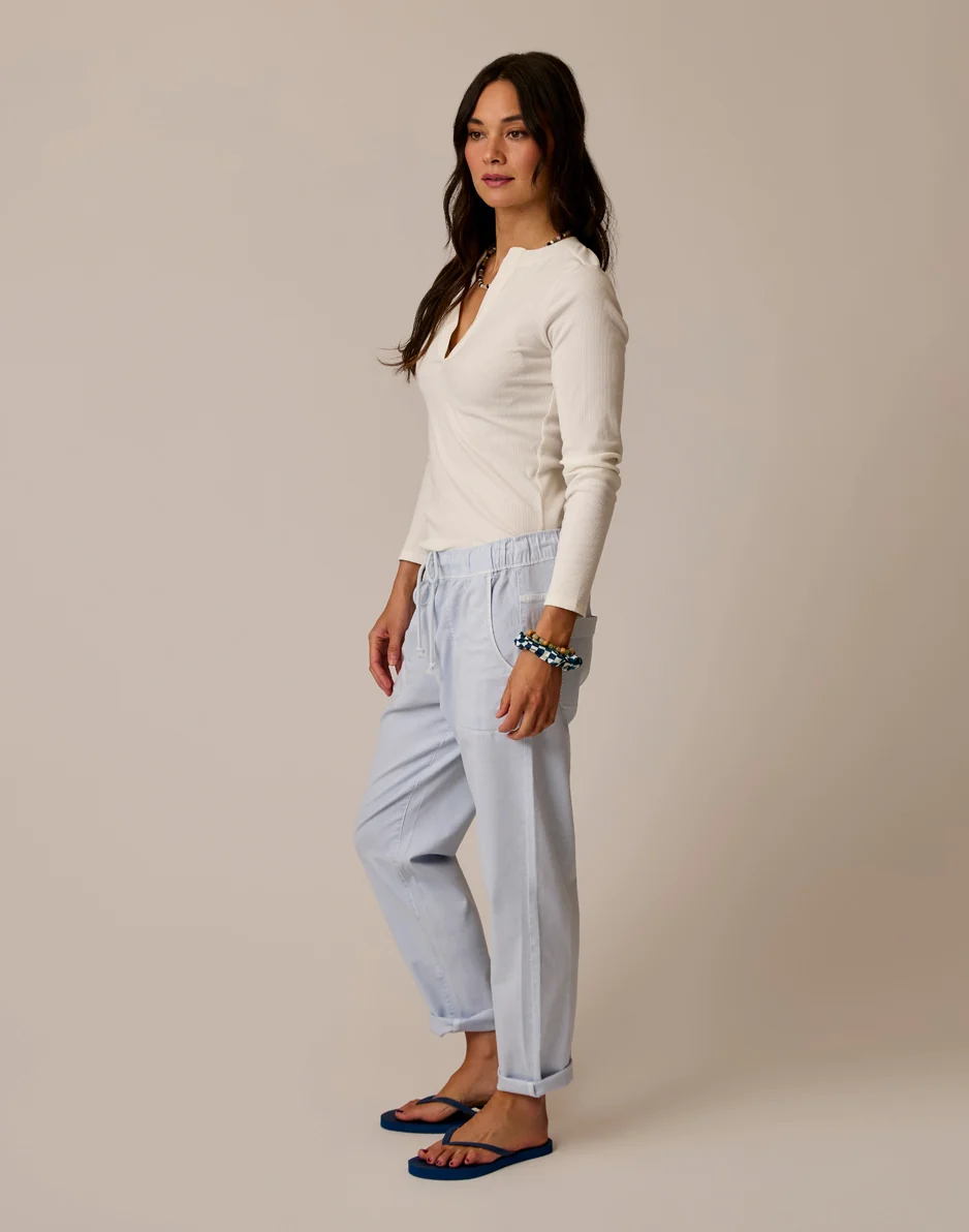 Zoe Twill Pant: Arctic - Image 3