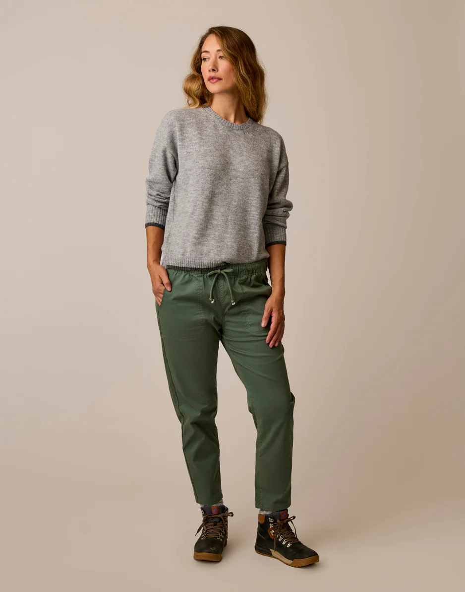 Zoe Twill Pant: Laurel - Image 2