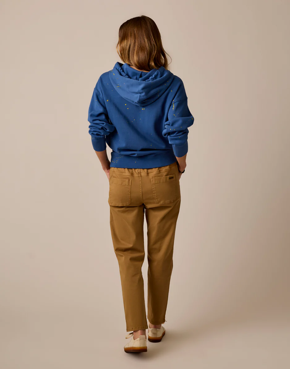 Zoe Twill Pant: Walnut - Image 2