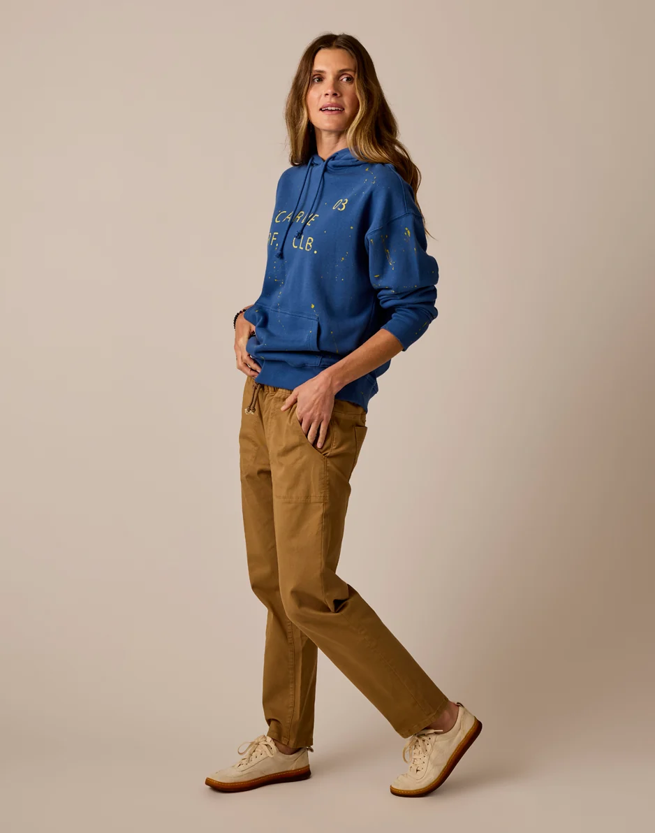 Zoe Twill Pant: Walnut - Image 4